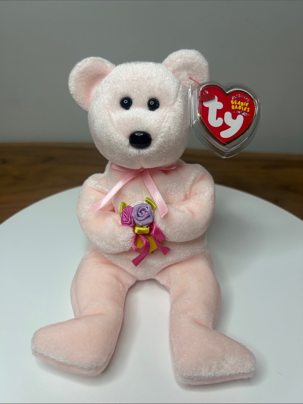3/$25🌻 2004 TY Beanie Baby – Dear the Bear Mint Tags | Retired